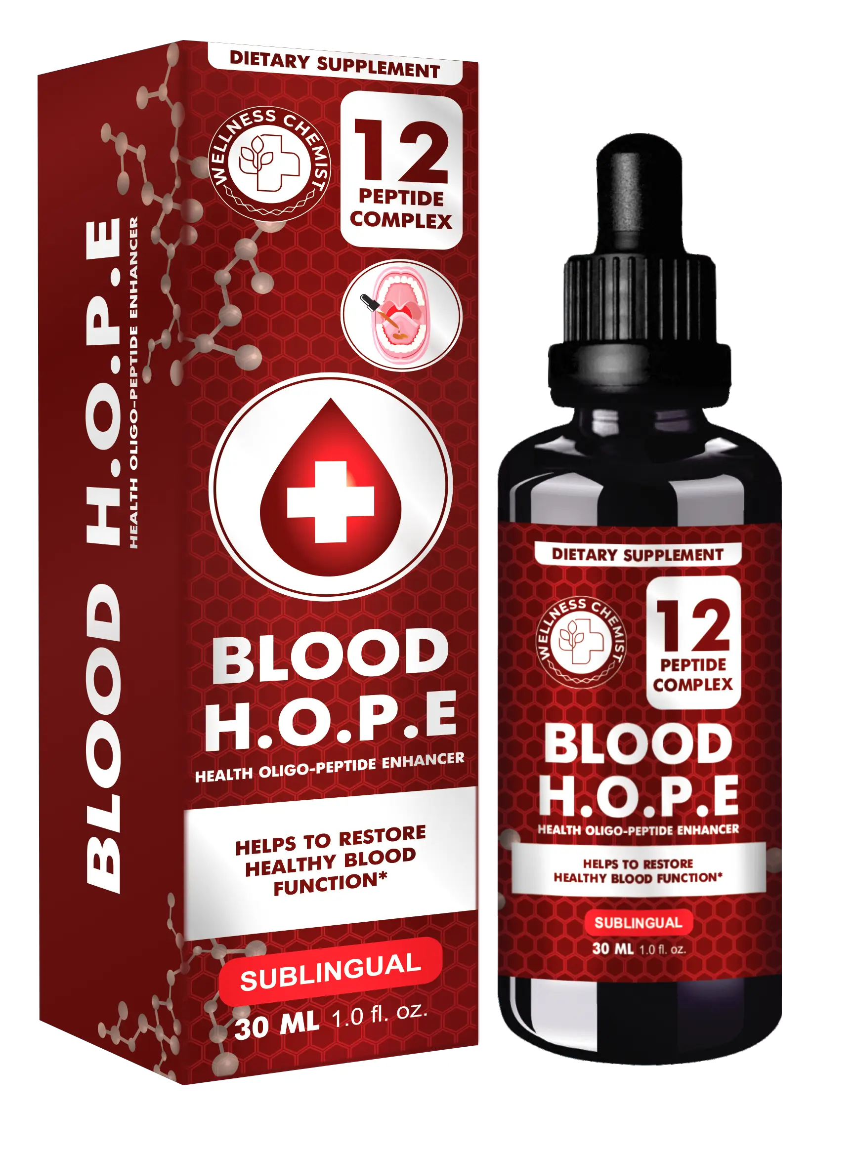 H.O.P.E. Blood пептидный комплекс №12 для восстановление здоровой функции крови
