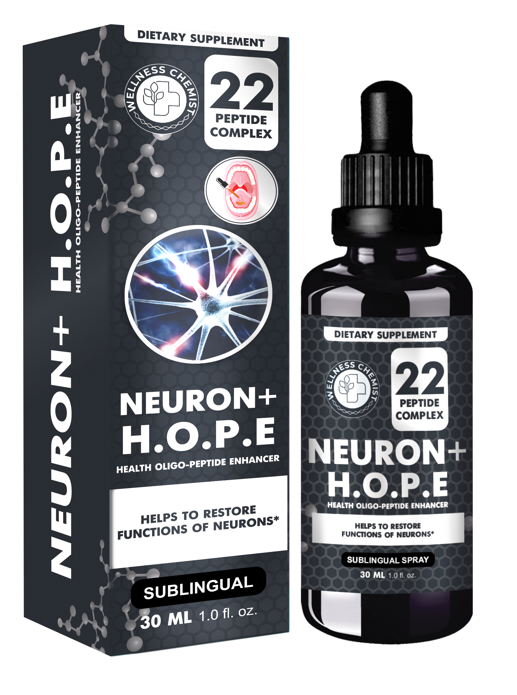 H.O.P.E. Neuron + пептидный комплекс №22 для восстановления функции нейронов